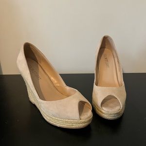 Colin Stuart Peep-Toe Wedge